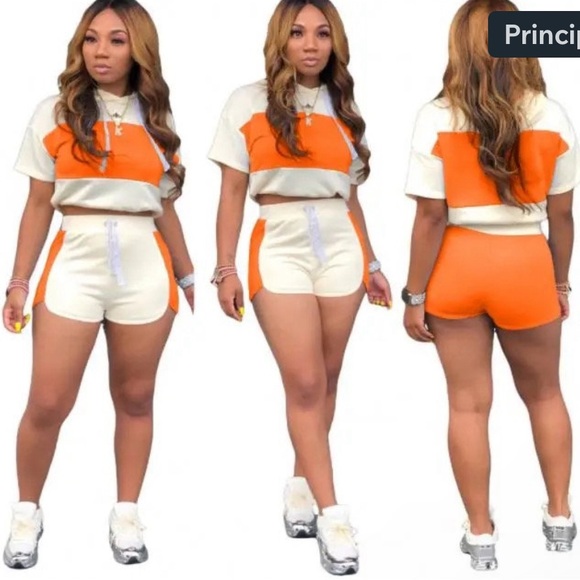 Pants - Hoodie Short Set